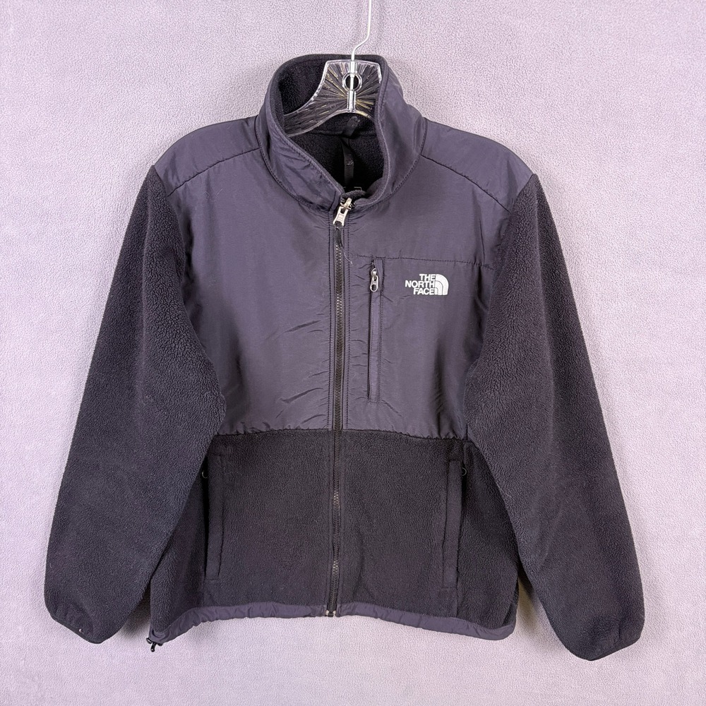The North Face Denali Fleece Jacket Womens Medium Black Polartec Full Zip